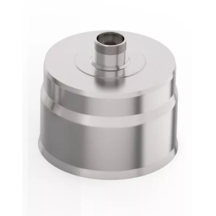 Заглушка с к/от, ф 100, AISI 439/0,5мм, В, штуцер 3/4"												
